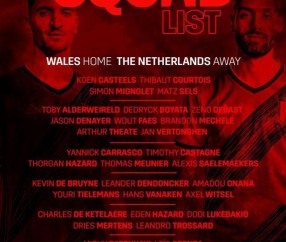 NG官方入口-比利时队30人大名单：丁丁领衔，德凯特拉雷在列